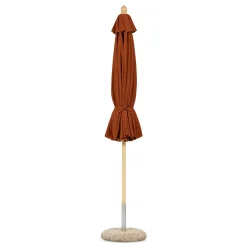 Telami Other Outdoor Furniture<Terracotta Red Round Outdoor Umbrella