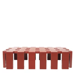 Donghi Coffee Tables<Terry Red Glass Coffee Table by Giannella Ventura