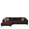 Mantellassi 1926 Sofas<Tesla bordeaux sofa with chaise longue