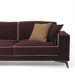 Mantellassi 1926 Sofas<Tesla bordeaux sofa with chaise longue