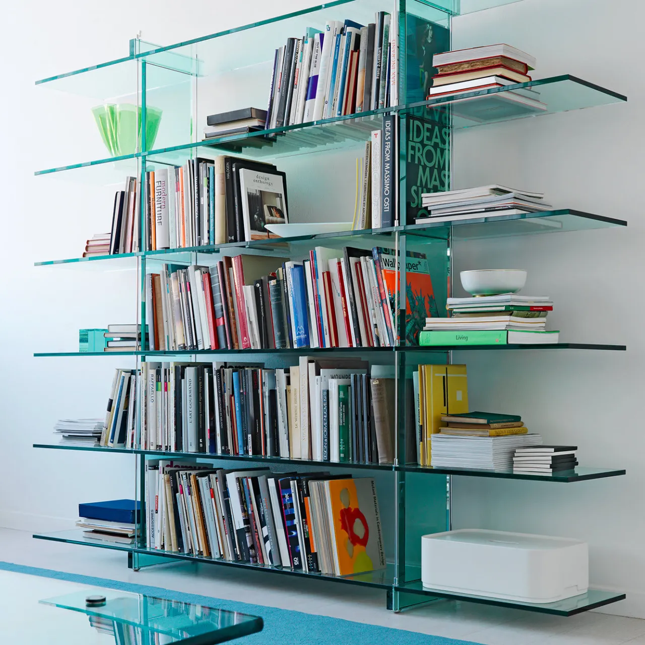 FontanaArte Bookcases<Teso Bookcase by Renzo Piano