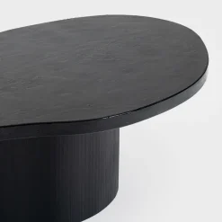 Delvis Unlimited Coffee Tables<Tessella Fbeta Black Wood Coffee Table