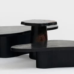 Delvis Unlimited Coffee Tables<Tessella Fbeta Black Wood Coffee Table