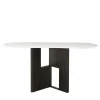 Morica Design Consoles<Tetris Console Table with Marble Top & Laguna Oak Wood Legs