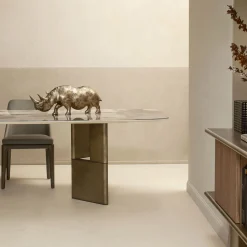Morica Design Dining Tables<Tetris Table with Glass Top