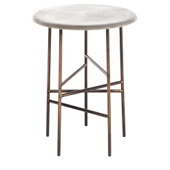 Exteta Side Tables<10th Star White Side Table 40 by Massimo Castagna