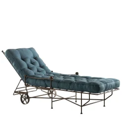B.B. for Reschio Outdoor Chaises & Daybeds<The Classic Garden Blue Chaise Longue