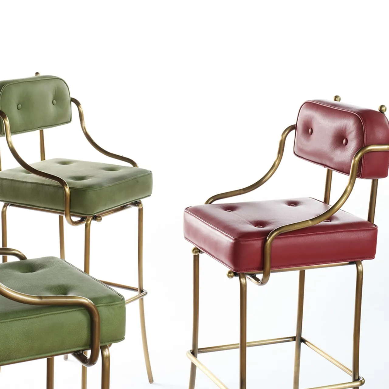 B.B. for Reschio Bar Stools<The Red Bar Stool