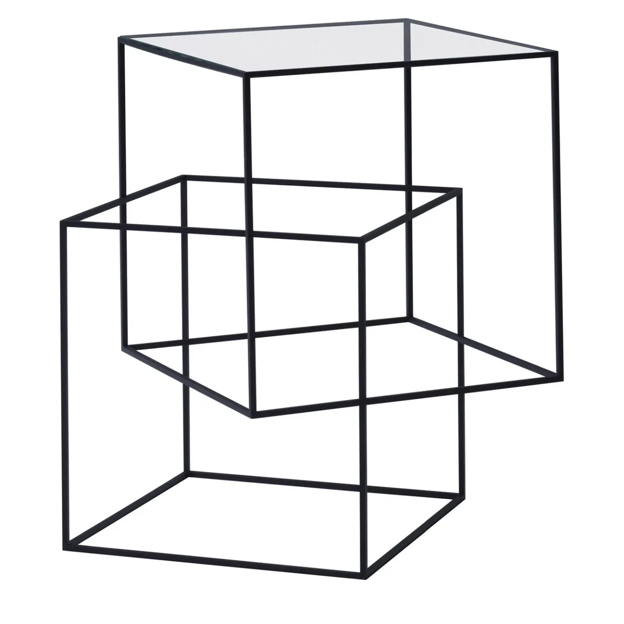 Cappellini Nesting Tables<Thin Black Table by Nendo