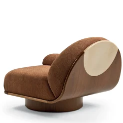 Fratelli Boffi Armchairs<Thumb Asymmetrical Rust Armchair by Lorenza Bozzoli