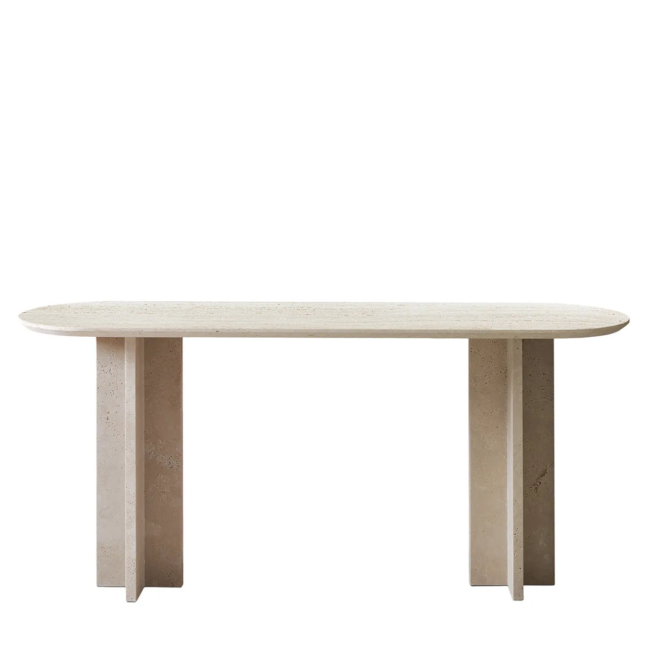 Lando Consoles<Tibur Travertine Marble Console
