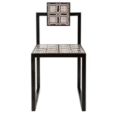 Francesco Della Femina Outdoor Chairs & Stools<Tiles Outdoor Square Iron Chair