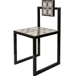 Francesco Della Femina Outdoor Chairs & Stools<Tiles Outdoor Square Iron Chair