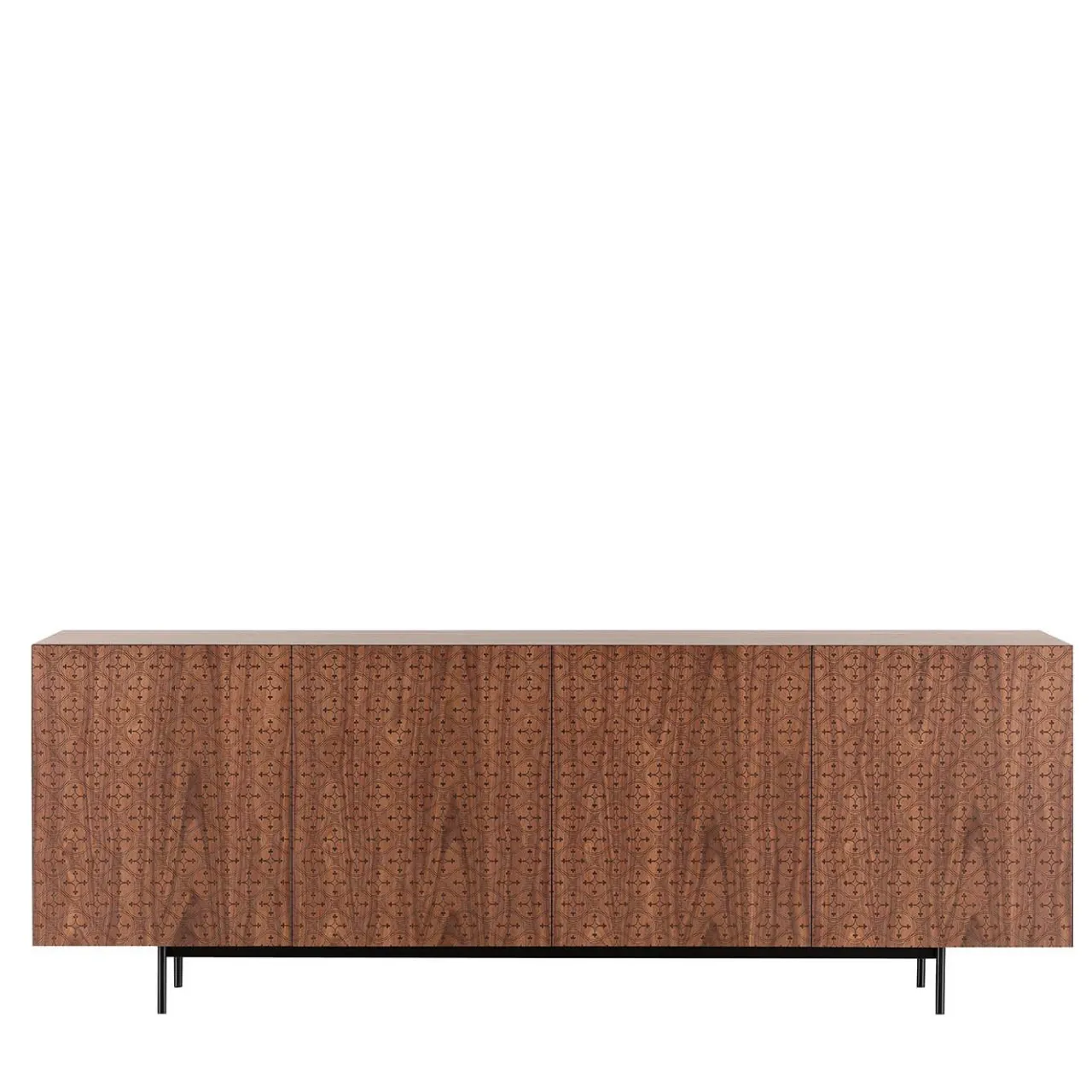 Barba Design Sideboards Buffets<Tiles Walnut 4-Door Sideboard