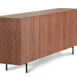 Barba Design Sideboards Buffets<Tiles Walnut 4-Door Sideboard