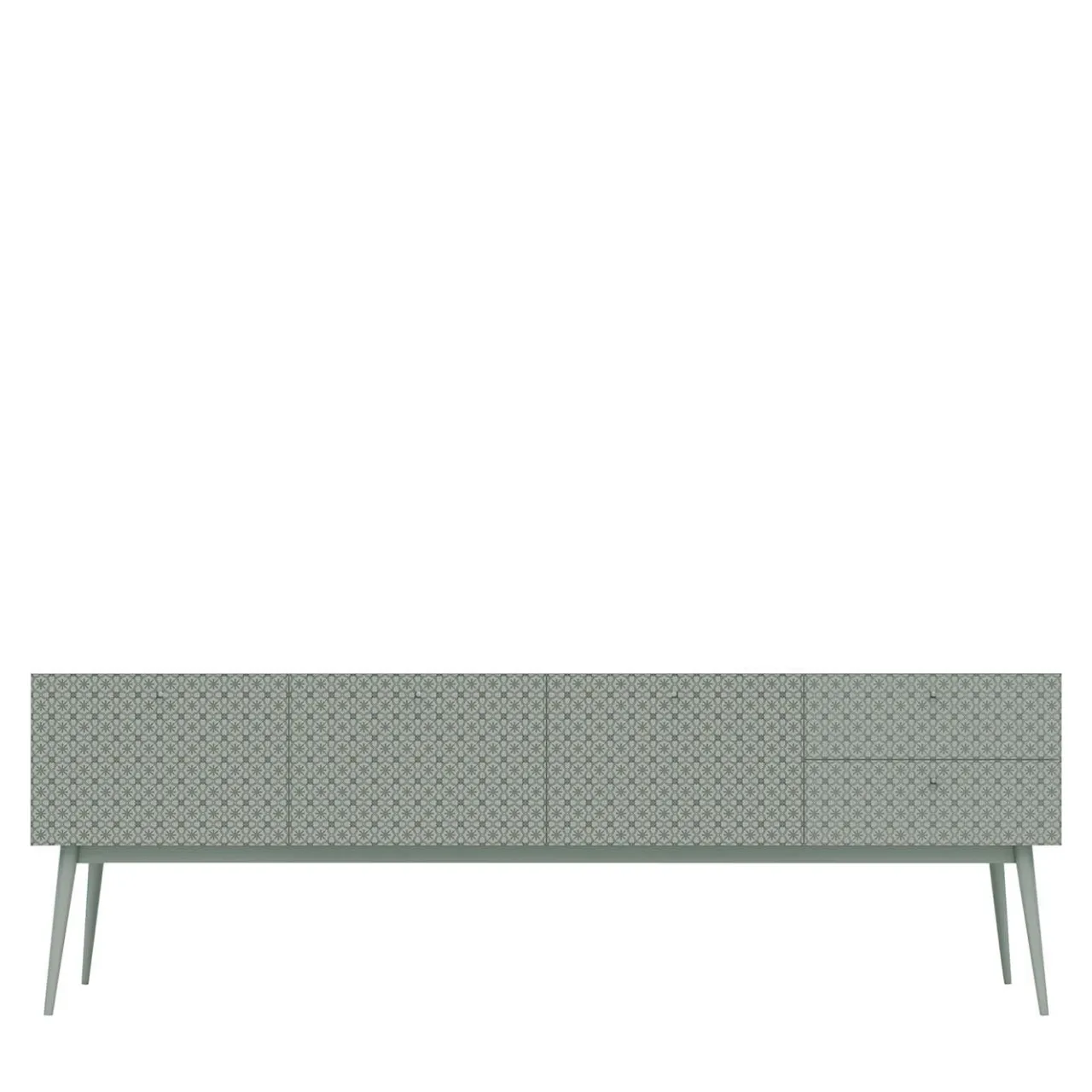 Barba Design Dressers<Tiles White 5-Drawer Dresser