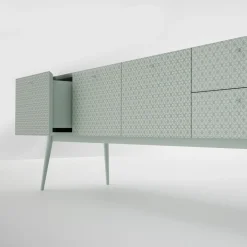Barba Design Dressers<Tiles White 5-Drawer Dresser