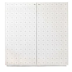 Barba Design Cabinets<Tiles White Tall Credenza