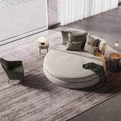 Alivar Beds<Timeo Round Bed by Studio Angeletti Ruzza