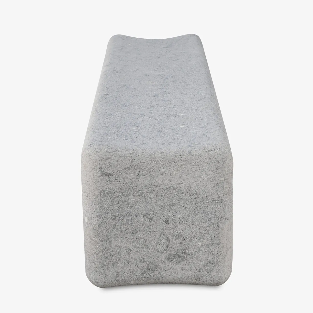 Veltha Outdoor Stone Design Outdoor Sofas & Benches<Tinia gray peperino stone outdoor bench