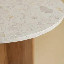 Lebanto Coffee Tables<Tinian Terrazzo Carrara and Durmast Coffee Table