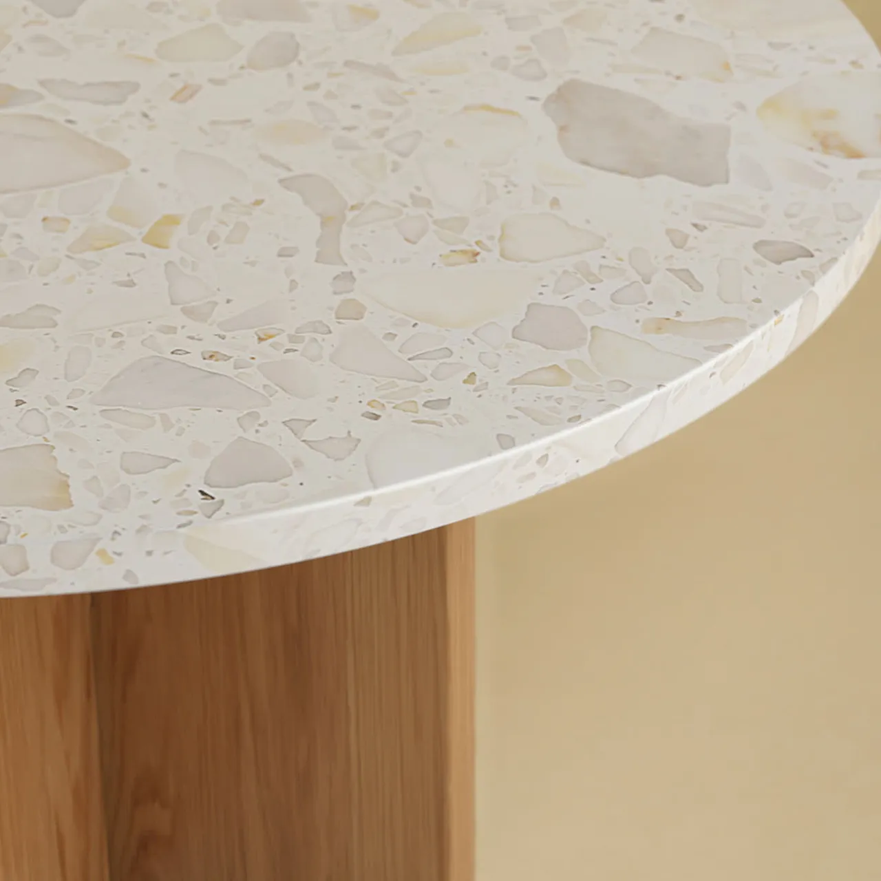 Lebanto Coffee Tables<Tinian Terrazzo Carrara and Durmast Coffee Table