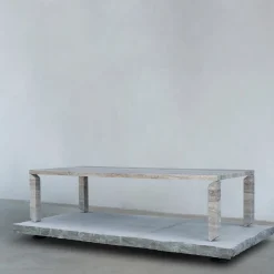 dAM Atelier Dining Tables<Tiptoe Gray Marble Dining Table