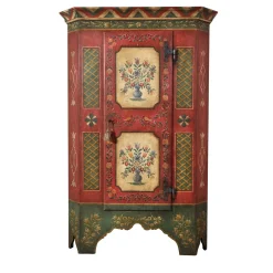 Vangelista 1960 Cabinets<Tirolesi '700 Baroque Tyrolean Polychrome Wardrobe