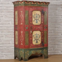 Vangelista 1960 Cabinets<Tirolesi '700 Baroque Tyrolean Polychrome Wardrobe