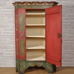 Vangelista 1960 Cabinets<Tirolesi '700 Baroque Tyrolean Polychrome Wardrobe