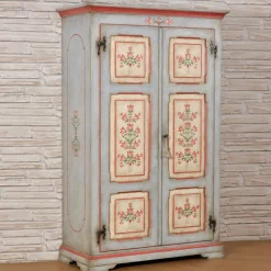 Vangelista 1960 Cabinets<Tirolesi '600 Italian Baroque Floral Wardrobe