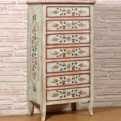 Vangelista 1960 Dressers<Tirolesi '700 Tyrolean-Style Floral Chest of Drawers