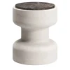 MMairo Stools<Tivoli Stool in travertine and marble by Ivan Colominas