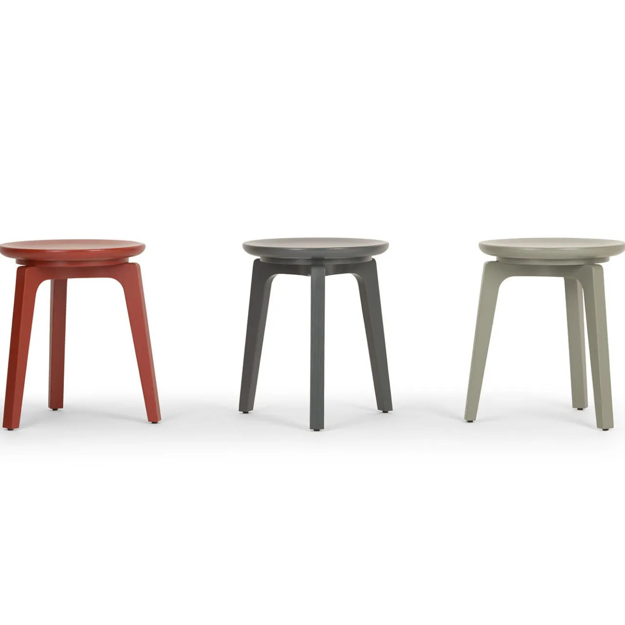 TRUE Stools<Tod Gray Low Stool