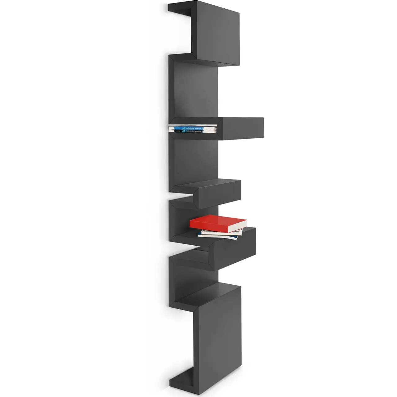 Arkof Bookcases<Todo Gray Wall Bookcase by Giulia Contaldo