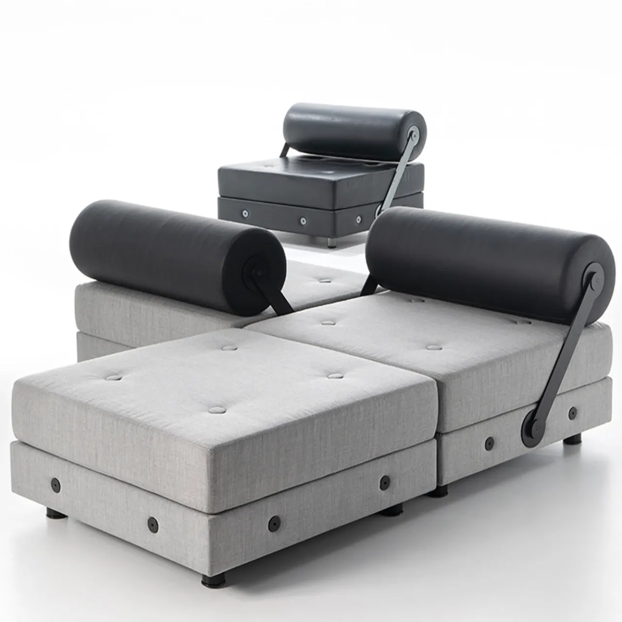 Tecno Spa Lounge Chairs<Todo Modo Gray Lounge Chair by Jean-Michel Wilmotte