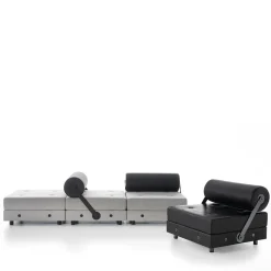 Tecno Spa Lounge Chairs<Todo Modo Gray Lounge Chair by Jean-Michel Wilmotte