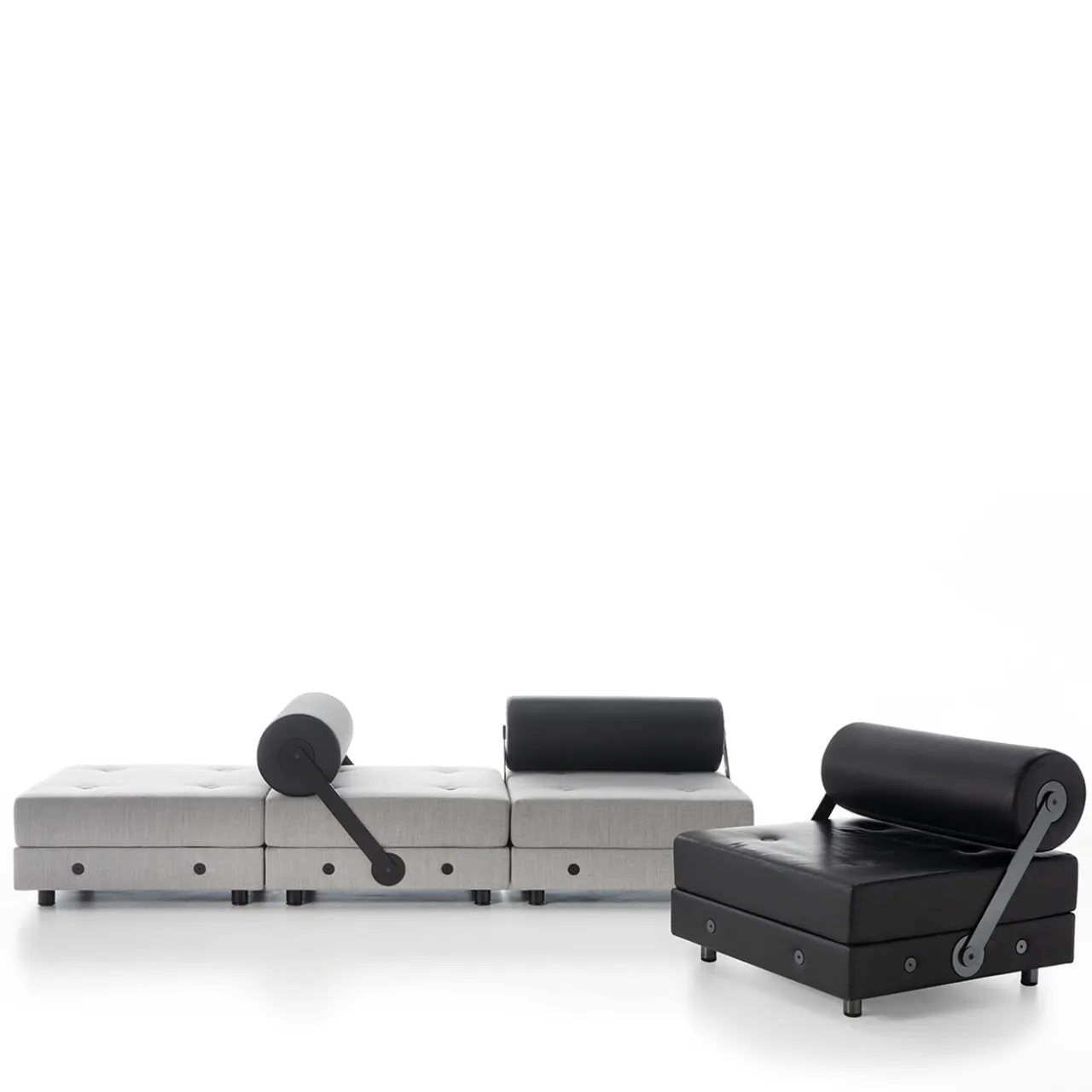 Tecno Spa Lounge Chairs<Todo Modo Gray Lounge Chair by Jean-Michel Wilmotte