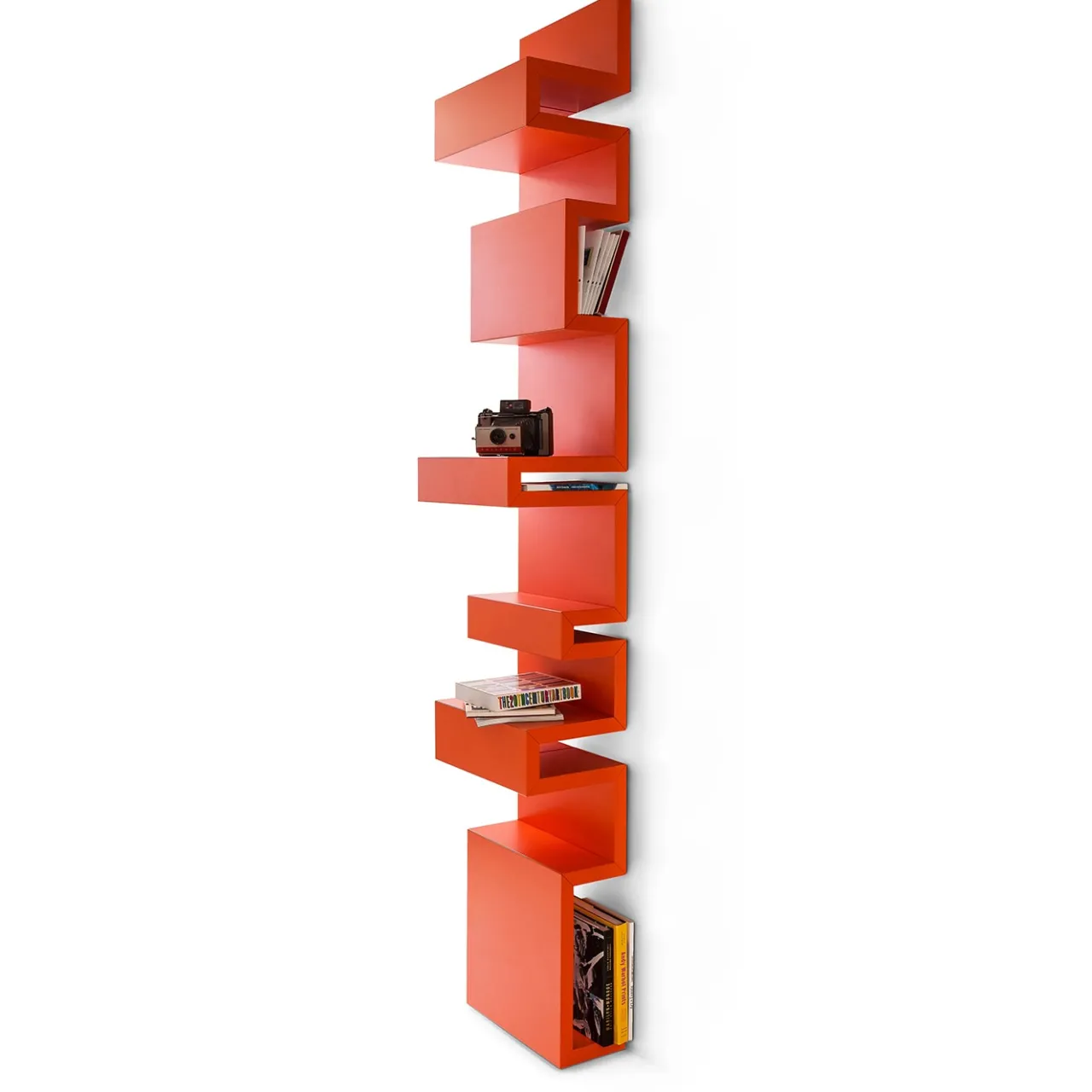 Arkof Bookcases<Todo Orange Wall Bookcase by Giulia Contaldo