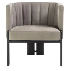 Durame Armchairs<Tofane Taupe & Black Armchair