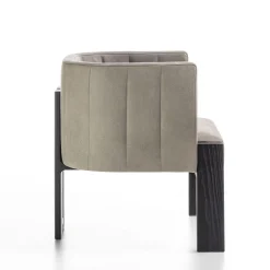 Durame Armchairs<Tofane Taupe & Black Armchair
