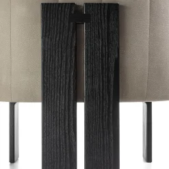 Durame Armchairs<Tofane Taupe & Black Armchair