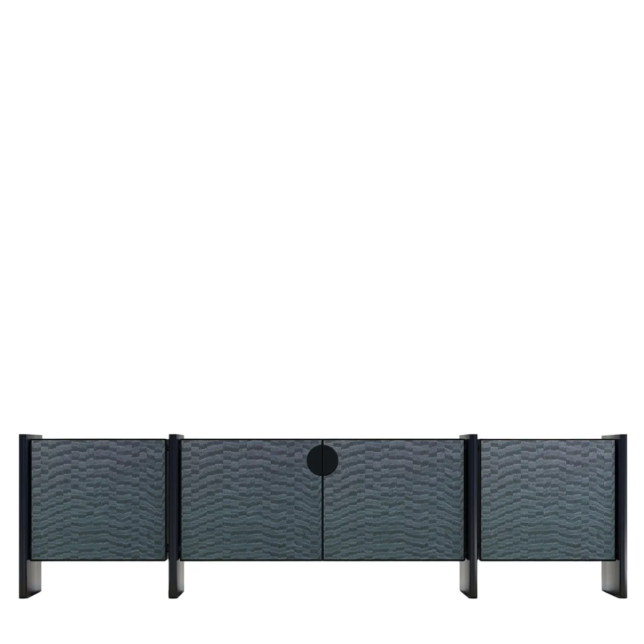 Barbarella Marchesi Sideboards Buffets<Tokyo Light Blue Motifs Wood Sideboard