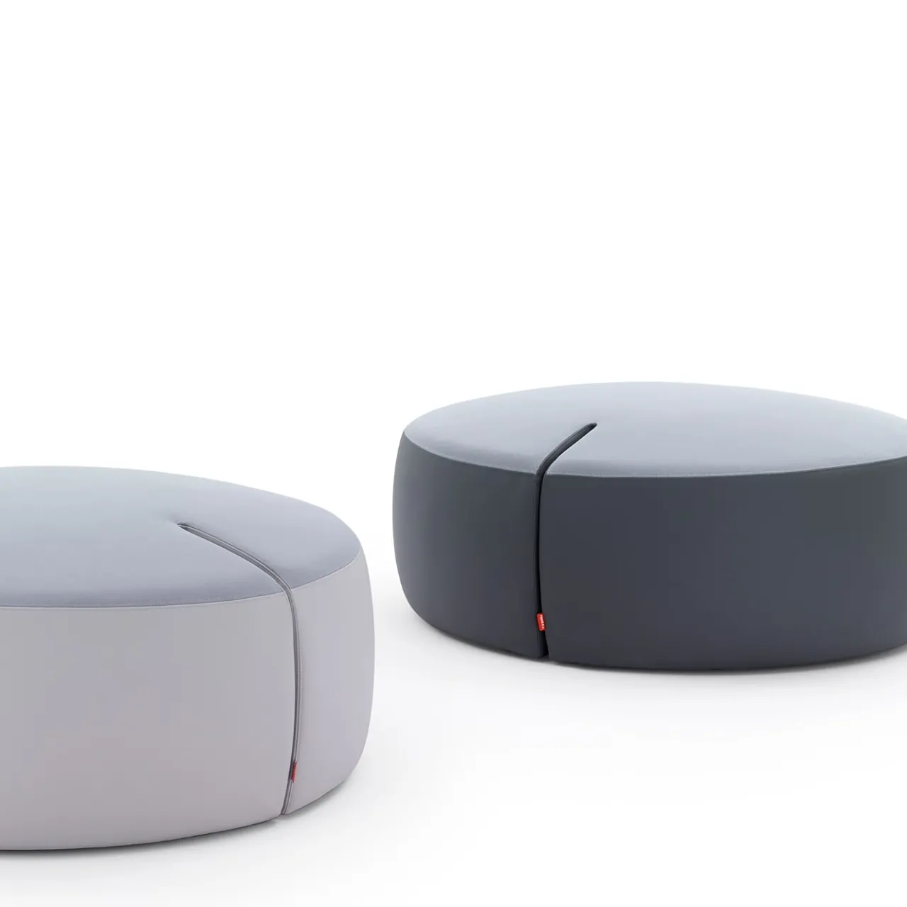 Viganò & C. Ottomans & Poufs<TOMMY gray medium pouf by Basaglia + Rota Nodari