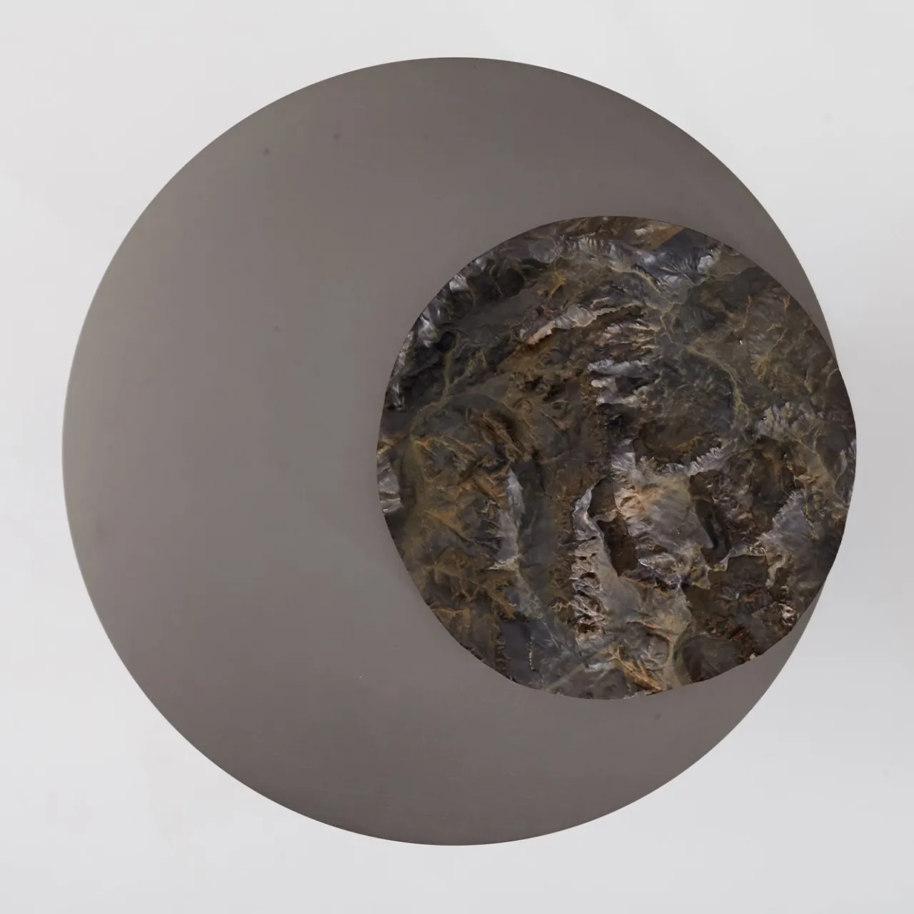 Dolomitisch Side Tables<Top Topographic Side Table #2 designed by Riccardo Vendrami