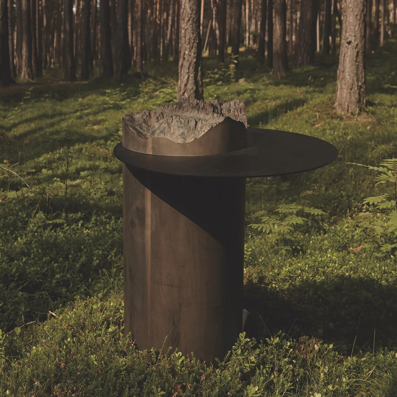Dolomitisch Side Tables<Top Topographic Side Table #2 designed by Riccardo Vendrami