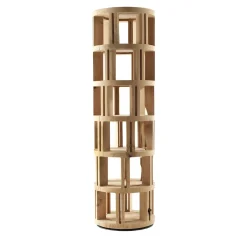 Riva 1920 Bookcases<Torre Lignea 7-Shelf Cedar Bookcase by Michele De Lucchi