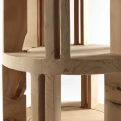 Riva 1920 Bookcases<Torre Lignea 7-Shelf Cedar Bookcase by Michele De Lucchi