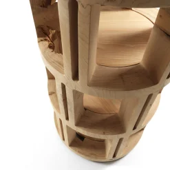Riva 1920 Bookcases<Torre Lignea 7-Shelf Cedar Bookcase by Michele De Lucchi