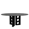 BottegaNera Furniture Dining Tables<Total Black Circular Dining Table